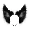 Diadema de Felpa Simulada con Orejas de Gato, Lindo Gorro de Gato con Orejas Grandes, Diadema de Orejas de Animal para Cosplay, Accesorio para el Cabello de Chica Gato