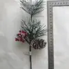 Acessórios de decoração de Natal e Ano Novo personalizados de fábrica acessórios para casamento casamento diy flores de Natal tridimensionais frutas vermelhas