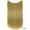 Peruca de comércio exterior europeia e americana linha de pesca feminina cortina de cabelo longo cabelo liso natural sem costura fabricantes de adesivo de cabelo manchar peruca de fibra química
