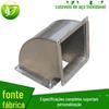 Cotovelo de duto de aço inoxidável duto galvanizado flange de placa comum duto acessórios de duto cotovelo de duto silenciador