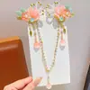 Grampo de Cabelo Infantil Estilo Antigo, Acessório de Cabelo Hanfu para Meninas, Presilha com Corrente para Testa e Borla, Novo Modelo 2026 de Acessório de Cabelo para Meninas, Acessório para Traje Tradicional