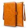 Soporte para Bolígrafo de Negocios con Correa para iPad Mini 12345 Funda para Tableta Cubierta abatible para iPad Mini Soporte de Mano Funda de Cuero