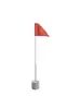 Bandeira para Green de Prática de Golfe com Haste 85cm Marcador de Bandeira para Green de Prática Bandeira Pequena para Campo de Prática