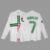 Jersey Retro Manga Larga Uniforme de Fútbol Beckham Zidane Messi C Ronaldo Jersey Clásico