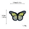 Bordado por Computadora Mariposa Colorida Transfronterizo Más Vendido Parches Mixtos de Mariposas para Chaquetas Abrigadoras Parches de Bordado Hechos a Mano para DIY