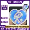 Hongcai 3D Colorido Alta Frecuencia Transferencia de Calor TPU Etiqueta de Voltaje Estampado por Transferencia de Calor Logo de Ropa Marca Comercial Mayoreo