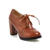 Botas de Tobillo de Tacón Grueso Estilo Británico de Tacón Alto Original de Comercio Exterior para Primavera y Otoño Talla 32-43 Botas para Mujer Zapatos de Cuatro Estaciones Zapatos de Suela