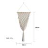 Decoración Nueva para el Hogar Decoración de Pared Creativa Bolsa de Malla Tejida con Cuerda de Algodón Hamaca para Juguetes Tapiz Colgante de Pared para Habitación de Niñas
