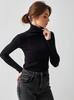 Ropa de Punto de Cuello Alto Transfronteriza Camisa de Fondo Tejida Europea y Americana 2025 Amazon Otoño Ropa de Punto Jersey de Cuello Alto Ropa de Punto para Mujer