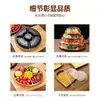 Cajas desechables color oro para cortar fruta, divisores de fruta de grado alimenticio, loncheras, platones para sashimi y cajas de picnic