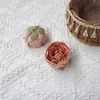 Flor artificial cabeza de flor de peonía redonda flor de seda retro europea comercio exterior Caja de regalo al por mayor decoración pared de flores de boda atuendo suave