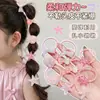 Ligas para el cabello con conchas y estrellas de mar estilo océano fresco para niñas, alta elasticidad, suaves con el cabello, lindas y versátiles, pequeñas ligas para bebés