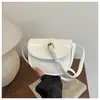 Bolso Semicircular para Mujer, Color Sólido, Versátil, Estilo Minimalista, Bolso de Hombro, Bolso Silla de Moda 2025, Bolso Cruzado de un Solo Hombro Estilo Ins