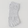 Calcetines de cinco dedos para mujer, calcetines de tubo fino de verano, calcetines de seda de morera, deportivos, antibacteriales, desodorantes, de tubo corto, sin costuras en los dedos