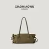 Bolsa de Ombro Único com Estampa de Leopardo Estilo Casual Preguiçoso 2026 Nova Moda Nicho Bolsa de Axila Versátil Bolsa de Mão Retrô Para o Trabalho