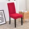Funda de Silla Universal de una Pieza Simple Personalizada Funda de Taburete Tela Elástica Funda de Silla de Comedor Funda de Respaldo de Silla de Hotel