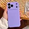 Adequado para iPhone 18 Promax Capa de Celular de Silicone Líquido Apple 15 Pro Cor Pura Toque de Pele Premium 17 Anti-Queda 6