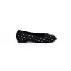 Zapatos de ballet retro para mujer del mismo estilo que los de Mamá Uva con crin de caballo, estampado de leopardo, lunares y lazo, adecuados para combinar con faldas