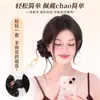Coque Lateral Jk Dragão Bigode Feminino Cabelo Artificial Fofo Coque Cheio Novo Estilo Chinês Coque Alto