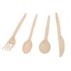 Juego de cuchillo, tenedor y cuchara a juego para llevar desechable degradable cuchillo, tenedor y cuchara pastel pan arroz cubierto cuchillo, tenedor y cuchara