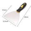 Procesando Espátula Gruesa Personalizada Raspador Limpiador Raspador de Pared Cuchillo de Yeso Mango de Madera Acero Inoxidable Espátula Raspador