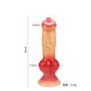 Cachorro sexual pênis simulação pênis grande em forma de plug anal ventosa masturbação pênis plug anal produtos sexuais para adultos uma geração de cabelo