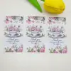 Tarjeta de Agradecimiento Navideña de Cumpleaños en Inglés para Amazon, Tarjeta de Felicitación Escrita a Mano, Postal de Flores, Tarjeta de Agradecimiento