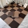 Alfombra Sala de Estar 2024 Nuevo Dormitorio Niñas Mesita de Noche Esterilla de Esponja Estilo Crema Esterilla de Piso de Espuma Resistente a la Suciedad y Cortable