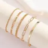 Comércio Exterior Transfronteiriço Terno Joias Pulseira Personalizada Nova Liga Combinação Pulseira Conjunto de Seis Peças Venda Quente