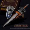 Periférico do jogo Warcraft 22CM cabeça de ovelha Espada Lamento Congelante escudo espada conjunto modelo de arma artesanato ornamentos