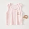 Chaleco sin mangas de modal de verano para niños y niñas, Camiseta fina para bebés y niños pequeños, Ropa de dibujos animados para niños, Mangas cortas transpirables