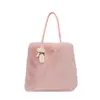 Bolso peludo casual de gran capacidad para mujer 2026, nuevo estilo, bandolera versátil para el trabajo y los viajes, popular bolso peludo para otoño e invierno