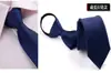 Corbata con cremallera de estilo coreano casual, para personas perezosas, de banquete, para hombres, de negocios, profesional, formal
