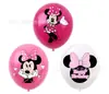 Tema Rosa Minnie Mickey Mouse Festa de Aniversário Infantil Louça Bandeja de Papel Faixa Toalha de Mesa Guardanapo Suprimentos Decorativos Agora