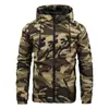 Chamarra con capucha suelta deportiva casual para exteriores estilo chico rudo camuflaje transfronteriza americana top comercio exterior Amazon 3D