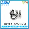 Fabricante de Cixi Fornece 16004Rs 20*42*8mm Interruptor Elétrico Motor Interno Peças Automotivas Rolamentos de Polegada