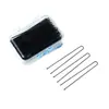 Pinza para el Cabello Negra Minimalista en Forma de U con Acabado de Laca, Pinza para Cabello Ondulado, Pinza para Flequillo, Pasador para Fijar el Cabello, Pinza para el Cabello en Forma de U