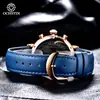 Reloj de Cuarzo Multifuncional Transfronterizo Nuevo para Hombre, Resistente al Agua, Sencillo, Casual, Reloj con Calendario Resistente al Agua