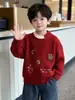 Suéter Grueso de Dibujos Animados para Niños Otoño e Invierno 2026 Nuevo Ropa de Punto de Manga Larga Estilo Coreano para Niños Cálida de Invierno