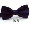 Estilo Coreano Cor Doce 35 Cores Vestido Dobrável Gentleman de Negócios Garçom de Hotel Masculino Cor Sólida Gravata Borboleta de Casamento
