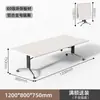 Mesa de Conferencias Plegable, Escritorio Plegable Móvil, Altura Ajustable, Extensible, Móvil con Ruedas, No Requiere Instalación