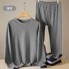 Yu Zhaolin Conjunto de Ropa de Otoño de Algodón Puro y Pantalones Largos para Hombre Ropa Interior Térmica para Mujer Suéter Básico de Algodón para Pareja