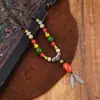 Colar de Maçã de Cerâmica Jingdezhen Colar Borboleta Dopamina Personalidade Fresca Feminina Moda Versátil Colar Venda por Atacado