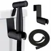 Conjunto de Pistola de Spray Companheira para Vaso Sanitário de Aço Inoxidável Bidet Portátil Bico Intensificador Descarga de Vaso Sanitário Pistola de Spray Pequena Universal