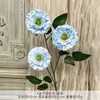 Flores Artificiales de Peonía y Loto de 3 Cabezas para Decoración del Hogar, Arreglos de Boda y Accesorios de Flores Artificiales