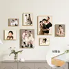 Decoração Criativa de Parede de Fotos em Formato de Coração, Combinação de Porta-Retratos Irregulares para Pendurar na Parede, Parede de Fotos Impressa Personalizada, Não Precisa Imprimir