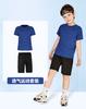 Conjunto de Três Peças de Roupas Esportivas para Uso Externo para Crianças Mais Velhas, Roupas de Secagem Rápida para Meninos para Fitness e Treinamento de Basquete que Podem Ser Usadas ao Ar Livre