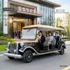 Coche eléctrico vintage para turismo para casas de huéspedes, parques, parques de atracciones, áreas escénicas y transporte de pasajeros