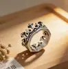 R0007-NK17 joyería de comercio exterior corona romana antigua anillo vintage de acero de titanio anillo de personalidad para hombres y mujeres