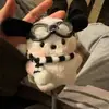 Ins Blush Pacha Cachorro Boneca Fofa Menina Coração Mochila Pingente Pelúcia Boneca Criativa Desenho Animado Casal Presente